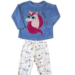 Du Pareil Au Meme Girl Sweatshirt Pants Set Multicolor Size 2T Unicorn Design